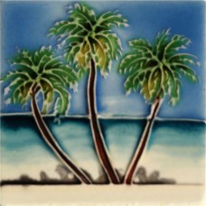 3"X3" MAGNET 3 Palm Trees