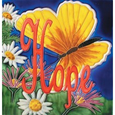 8"x 8" Hope Butterfly 