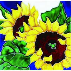 8"x8" 2 sunflowers