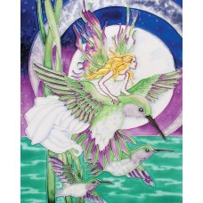11"x 14" Angel Hummingbird 