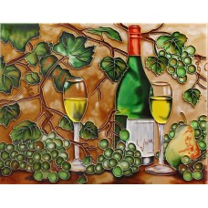 11"x14" White Wines with Grapes