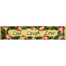  3" X 16" Live laugh love