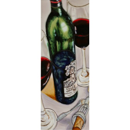  6" X 16" Pride Wine with Glass
