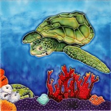 6"x6" Sea Turtle