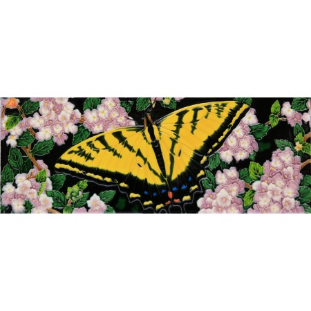  6" X 16" Yellow Monarch Butterfly