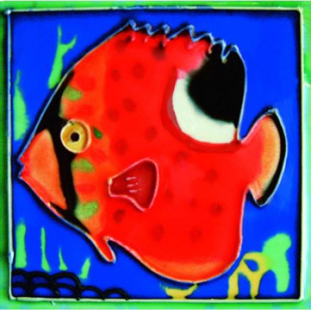 4" X 4" Red Fish