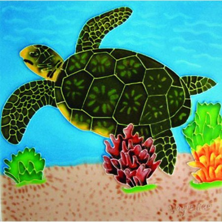 8"x8" Sea Turtle