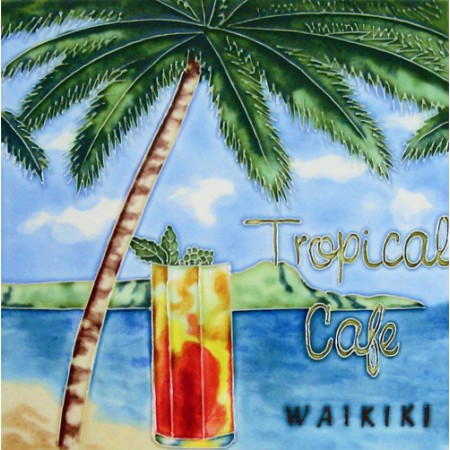 8"x 8" Tropical Café 