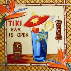 8"x8" Tiki bar is open