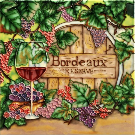 8"x8" Bordeaux Reserve