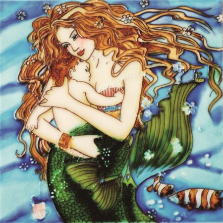 8"x8" Perfectly Kai Fish Mermaid