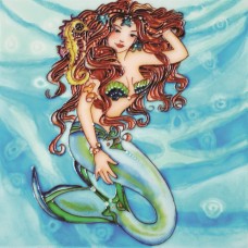 8"x8" Pose Mermaid 