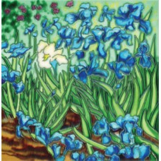8"x8" Van Gogh iris_1
