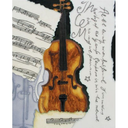 11"x14" Saxophone & Violin