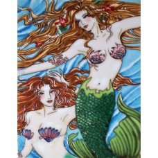 11"x14" Twin Mermaid Dance 