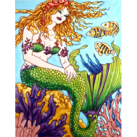 11"x14" Mermaid & Jelly Fishes