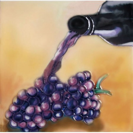 6"x6" Wine Grapes - Purple 