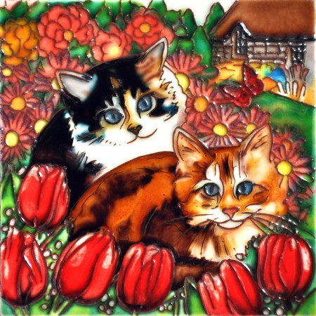 6"x6" Cat and Mouse 