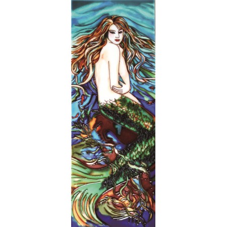 6" X 16" Mermaid Seahorse