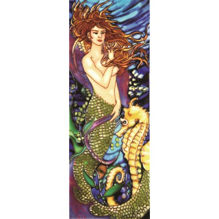  6" X 16" Mermaid Seahorse