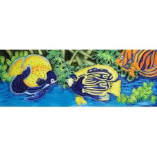 6"x16" Tropical Fishes