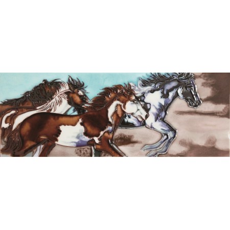  6" X 16" Horse Racing