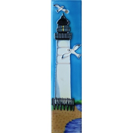 2x8.5 White Lighthouse Right 